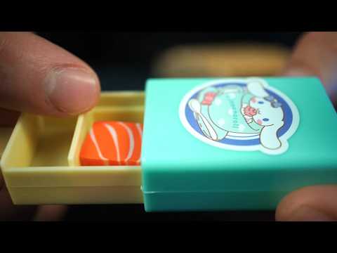 ASMR Secret eraser compartment that looks like an ice cream