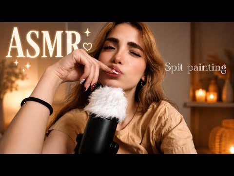 [ASMR] Spit Painting  |ای اس ام ار اسپیت پینتیگ