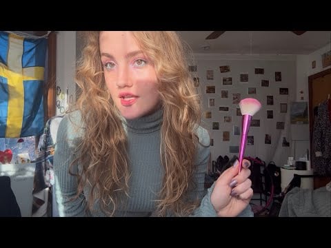 i do ur makeup & we talk about mental health + dopamine dressing (ASMR Personal Attention w/ bestie)