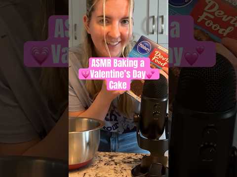 ASMR Bake with Me FULL VIDEO OUT NOW #asmr #baking #valentinesday