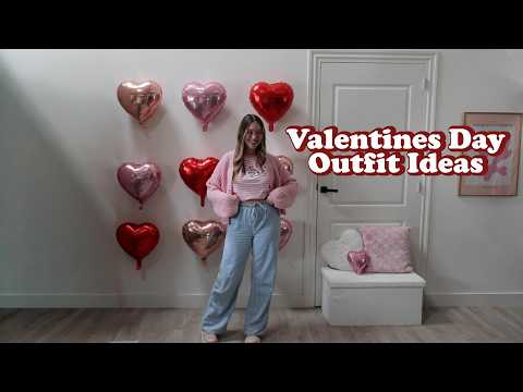 ASMR Valentine’s Day Outfit Ideas 💌 Whispering, Tapping & Fabric Sounds