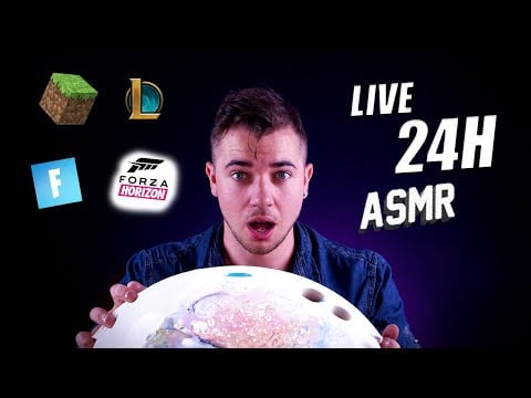 ASMR : LIVE 24H !! PARTIE 1