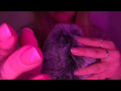 ASMR Fluffy Mic Scratching For Relaxation ( No talking )