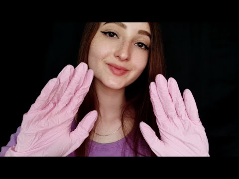 АСМР Розовые, Латексные Перчатки, Звуки Перчаток | ASMR Pink, Latex Gloves, Glove Sounds