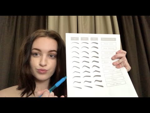 ASMR MICROBLADING YOUR EYEBROWS (Roleplay)