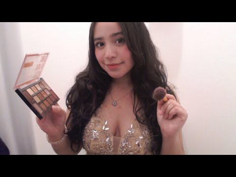 ASMR Bestie Aggressively Does Your Prom Makeup