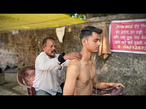 Narsha Baba DEEP BACK Pain Massage | BEST PAINKILLER Therapy For RELAXATION | ASMR Gautam