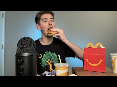 ASMR Eating McDonalds Mukbang | Whisper Ramble