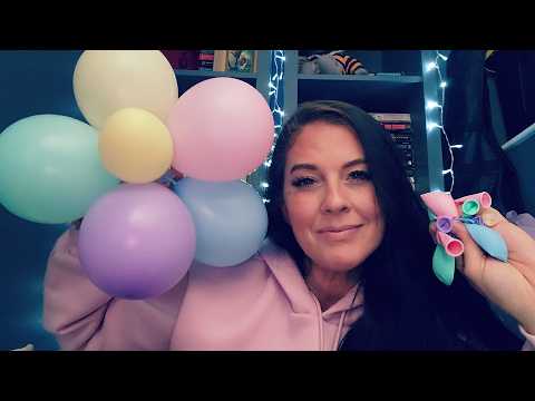 ASMR- Blowing Up Balloons For The Spring Office Party 🎈