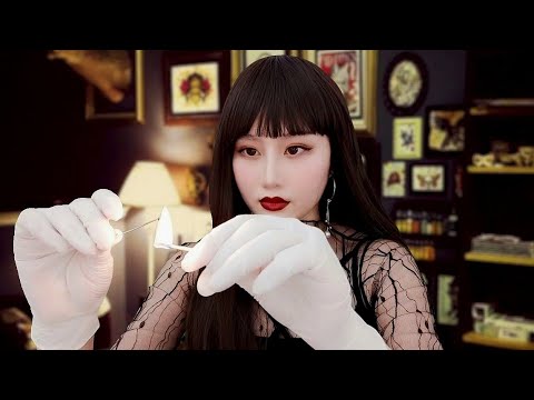 *ASMR* Ear Piercing Roleplay (Whispered)