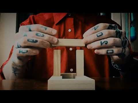 ASMR | Building a Tiny House With Wooden Blocks To Help You Sleep (No Talking)