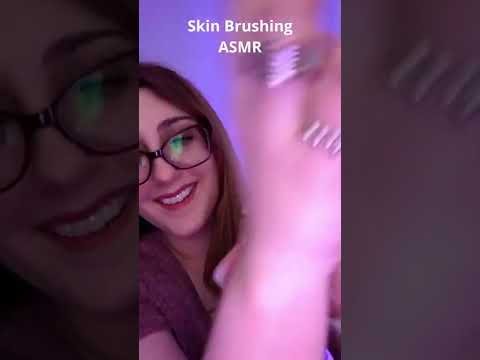 Skin Brushing for tingles ASMR #short