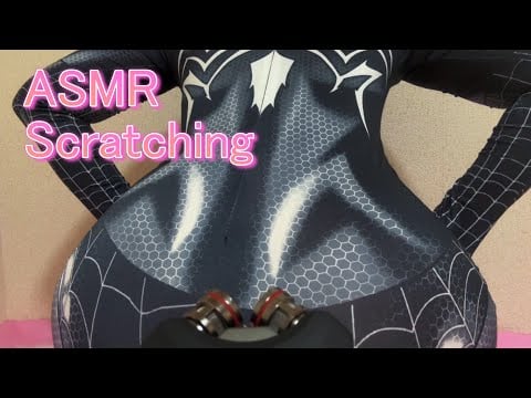 【ASMR】タイトなコスプレ衣装を引っ搔く音 No Talking Scratching sounds on a tight cosplay outfit No Talking