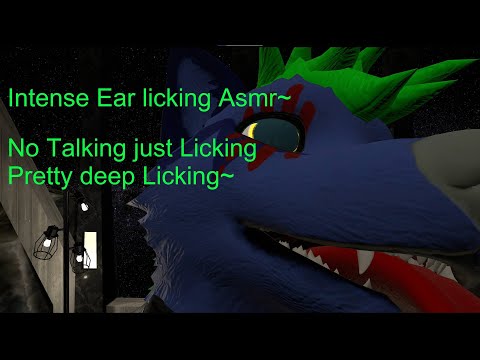 [FURRY ASMR] Intense Ear Licking VRChat