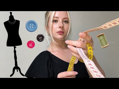 Seamstress Measures You 📏🧵And Helps You Design A Dress