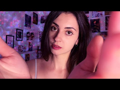 ASMR susurros y respiraciones cerca del micro ✿ Hand Movements & Trigger Words❀