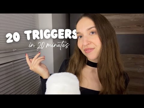 ASMR 20 Triggers In 20 Minutes 🤍 | 4k Celebration Video 🎉 (Books, Mic Triggers, Mouth Sounds & More)