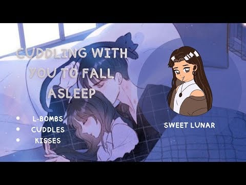 [ASMR] Cuddling with your girlfriend to fall asleep  [heavy breathing] [Sleep Aid]