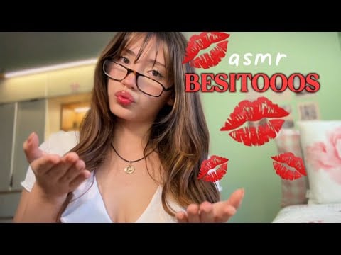 ASMR BESITOS SUPER SUAVES 💋💋💋 MUCHO GLOSS & Kisses sounds 😘 