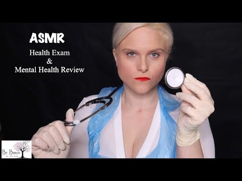 ASMR: A Health Exam & A Mental Health Review (SAD)
