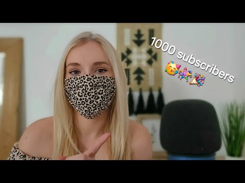 ASMR Whisper Ramble 1000 Subscriber Celebration Edition!  🍾 ✨️