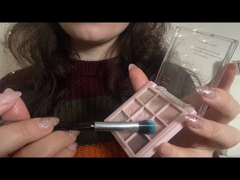 ASMR date night makeup directly on camera 💄 📸 no talking & no tapping 💆‍♀️