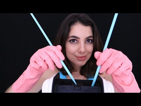 ASMR Pop: CONSERTANDO O MICROFONE - Sons relaxantes!