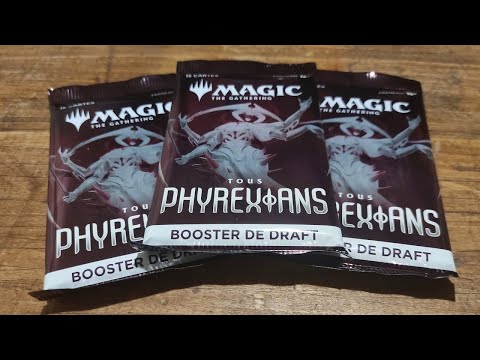 3 Boosters Magic: The Gathering (Draft / Tous Phyrexians) - ASMR Français