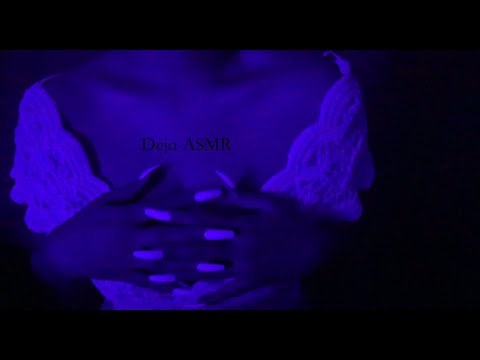 Deja ASMR|Fast to Slow Aggressive Transparent lace shirt scratching ASMR