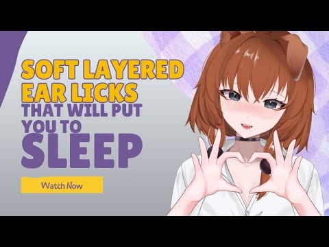 [ASMR] -  Soft Layered Ear Licks 👅 | Binaural Ear Attention ASMR [Mouth Sounds]
