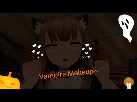 Best Friend does your vampire makeup~ | ASMR (VRChat ASMR)