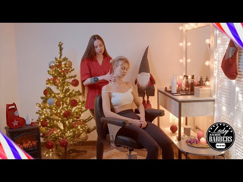 Christmas ASMR Barber Massage by Lady Barbers
