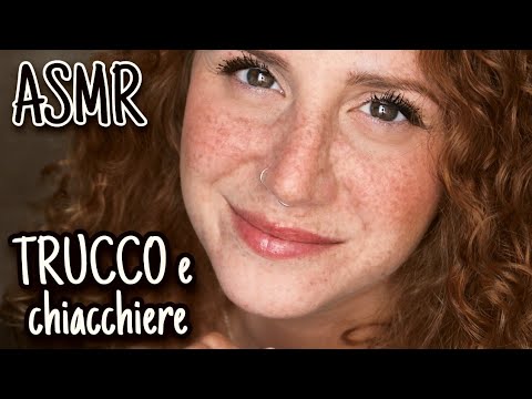 ASMR ita • TRUCCO RILASSANTE👄GRWM💄mi preparo con voi 💗chiacchiere in WHISPERING 😴 +Hey Happiness 💍