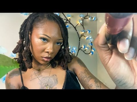 ASMR| Loving, Caring Bestie 🥹🫶🏾 Tries Face Brushing & Extreme Eye Contact On You 👀