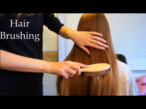 ASMR |💆‍♀️ Soothing Hair Brushing 💆‍♀️ | NO Talking, Long hair combing sounds