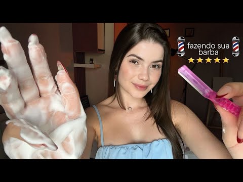 ASMR FAZENDO SUA BARBA
