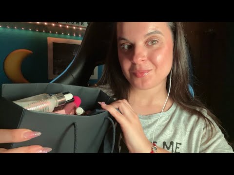 ASMR con todos los artículos de maquillaje que he sacado de mi colección ♡