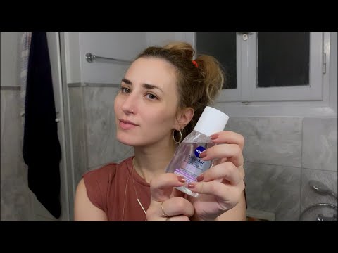 ASMR ~ Nightime Skincare Routine 🌙 Face Massage ⚬ Hair Brushing ⚬ Soft Spoken ⚬ Lo-Fi ⚬