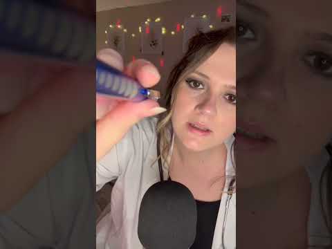 ASMR Follow the Light 👁️✨ Eye Exam Roleplay (Relaxing ASMR) #shorts