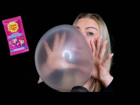 ASMR Bubble Gum , Blowing Big Bubbles