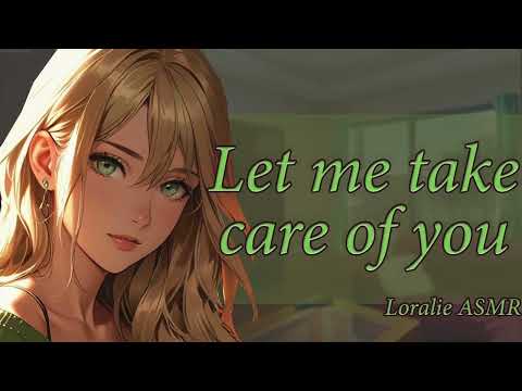 ASMR Girlfriend Takes Care of You [Sick Listener] F4A