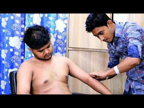 ASMR Relaxing head and body massage with lots of pressure and lots of crack | Indian barber ASMR