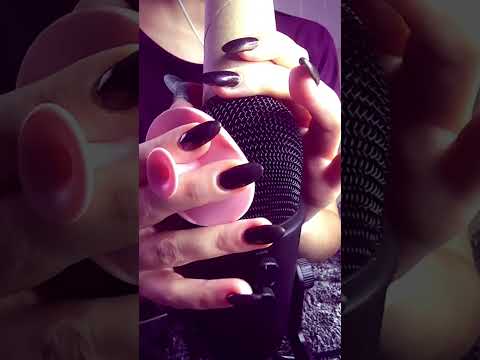 ASMR Mouth Sounds and Scratching Silicone Brush #asmr #mouthsounds