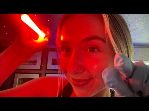 ASMR Face Exam & Touching 🧐🩺 Up Close and Personal