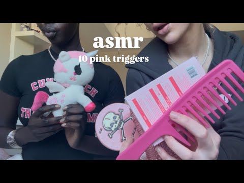10 pink triggers in 10 minutes (facetime pov asmr)
