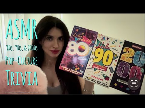 ASMR Whispered Pop-Culture Trivia Cards 🎸🎮📀📼