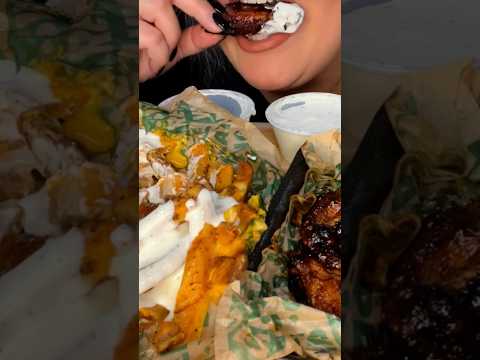 ASMR Eating Wingstop #asmr #food #fypage
