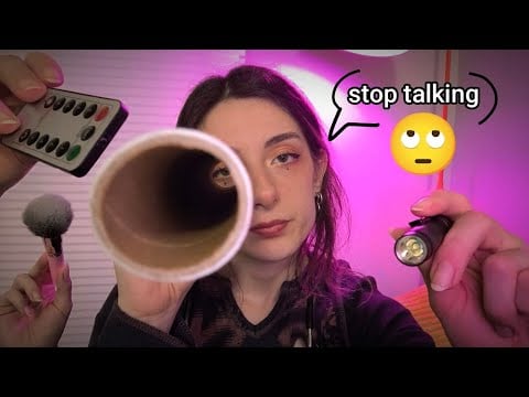 ASMR Annoyed Assistant Does Random Tests on You 🩺 Personal Attention (Fast & Chaotic & Aggressive)