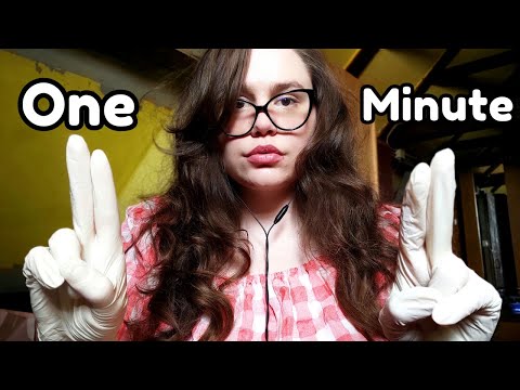 ASMR One Minute Medical Exam 💨*Extremely fast* 💨(SLAVIC ACCENT) 🎧🌟CHAOTIC