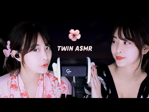 TWIN // 3DIO Ear Massage ~ Very relaxing🌸 [ASMR]